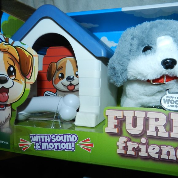 Furry Friends🐶 Interactive Puppy &🦴Bone & Dog 🏚️ House playset🆕 SHIPS😮⚡🚚 - Picture 4 of 16
